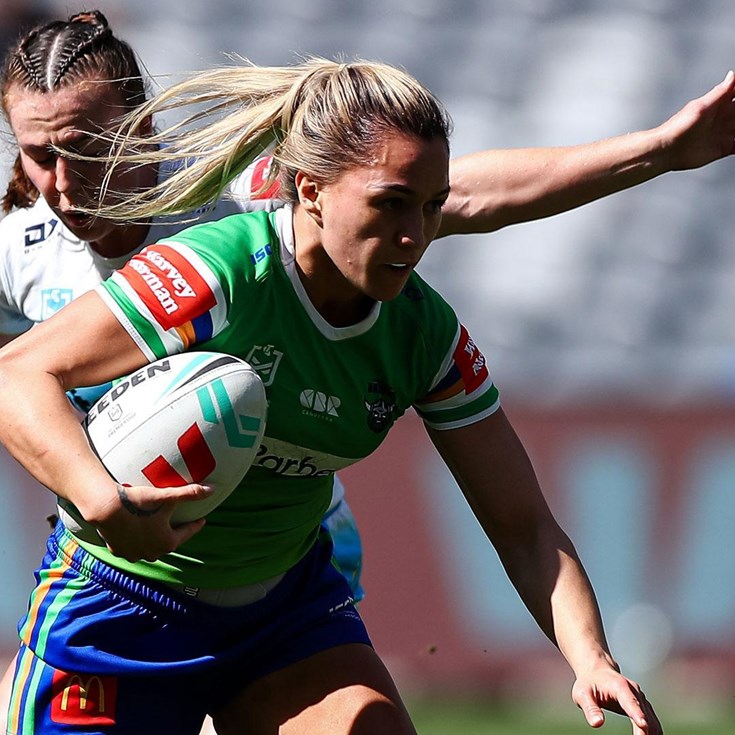 NRLW signing Nicholls on fire in final outing for Raiders