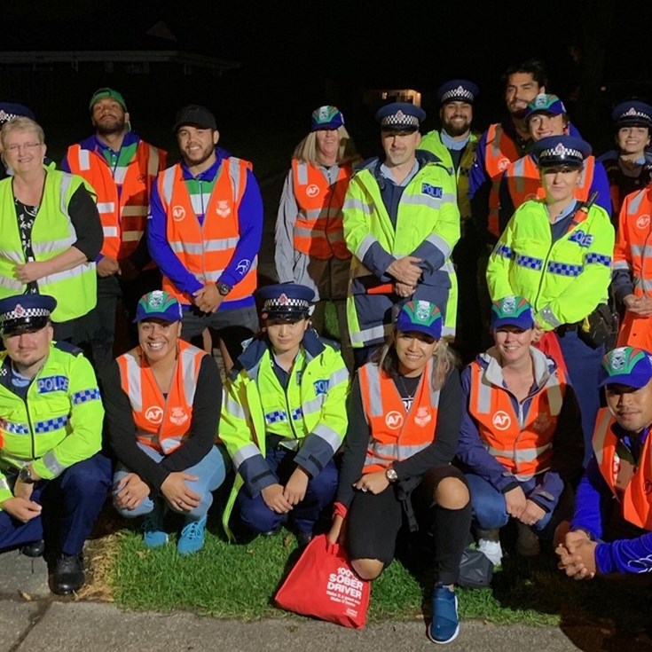 Vodafone Warriors on checkpoint duty again