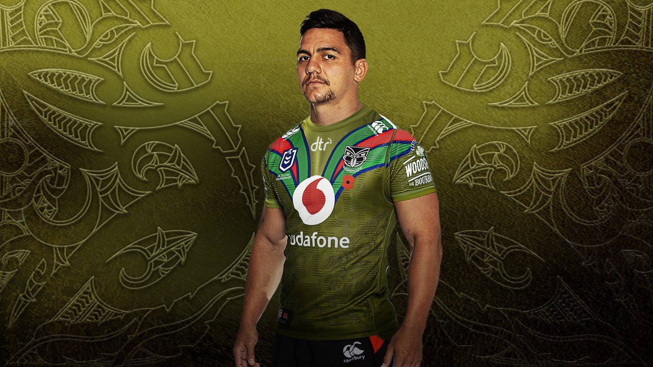 Vodafone Warriors in Anzac jersey for Storm clash