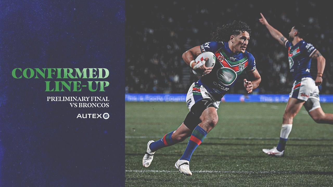 Finals Confirmed Line-up: One New Zealand Warriors 1-17