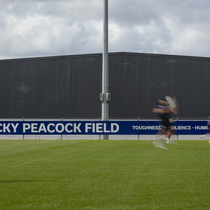 Training field name honours brave fan Micky Peacock