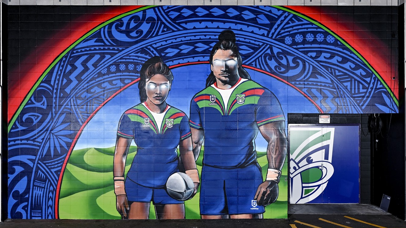 Huge mural unveiled at stadium