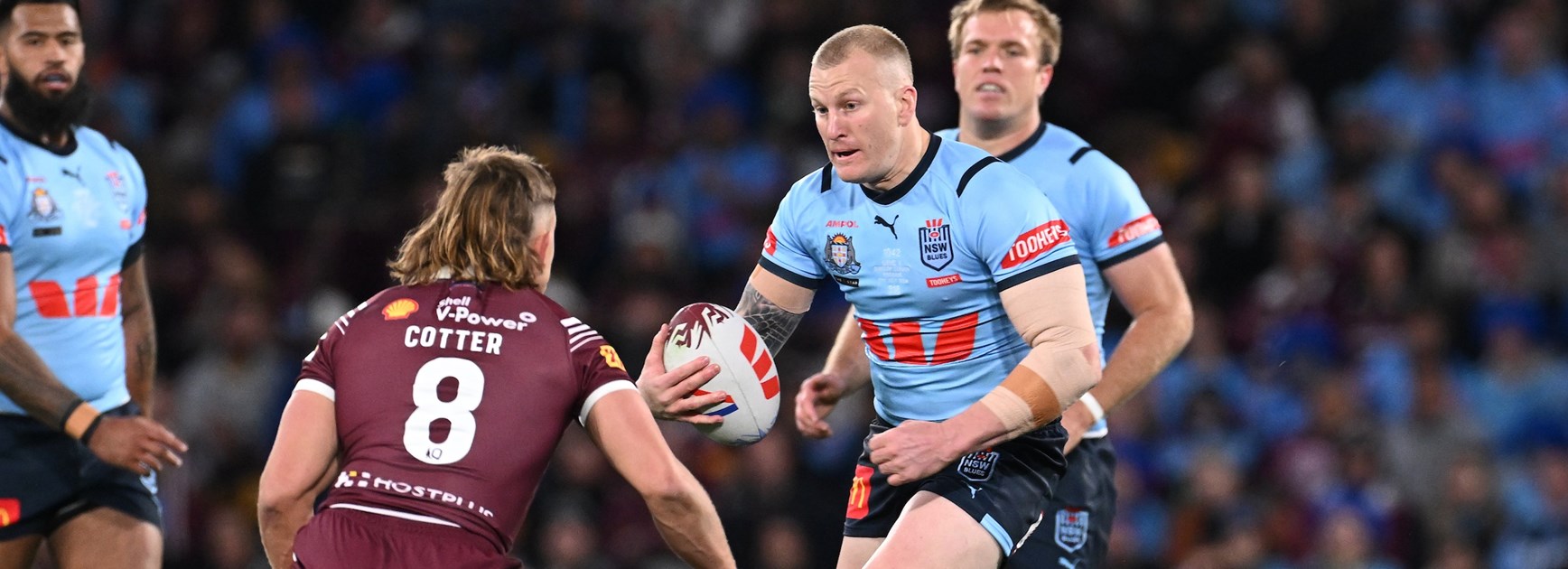 Drama-filled Origin debut ends in joy for Barnett