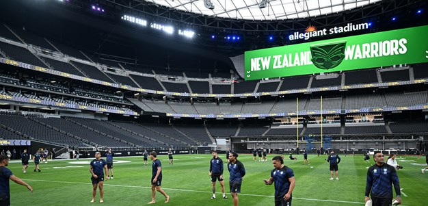 Raiders v Warriors: All ready to roll in Las Vegas