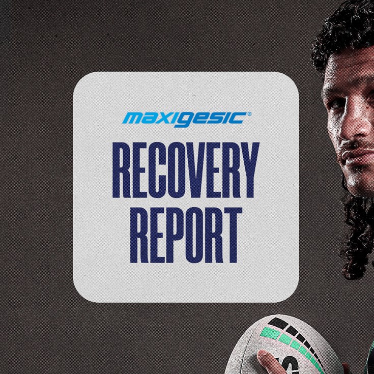 Maxigesic Recovery Report: No change to injury status